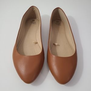 Time and tru basic ballet slip on flats size 8W